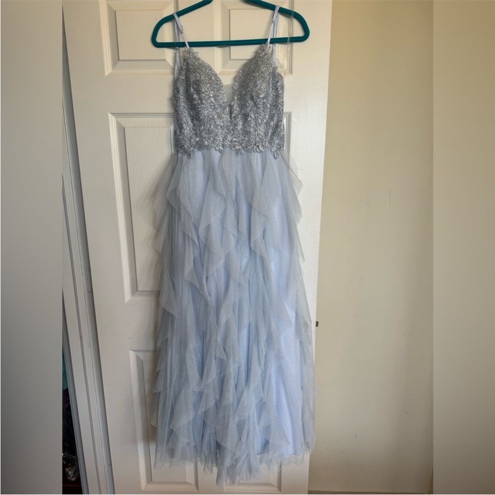 Light Blue Pear Culture Formal Dress - Picture 10 of 10